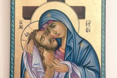 Mary & dying Jesus icon