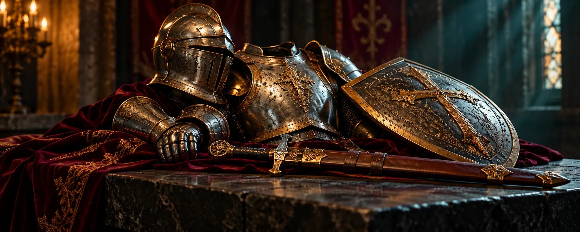Armour and shield